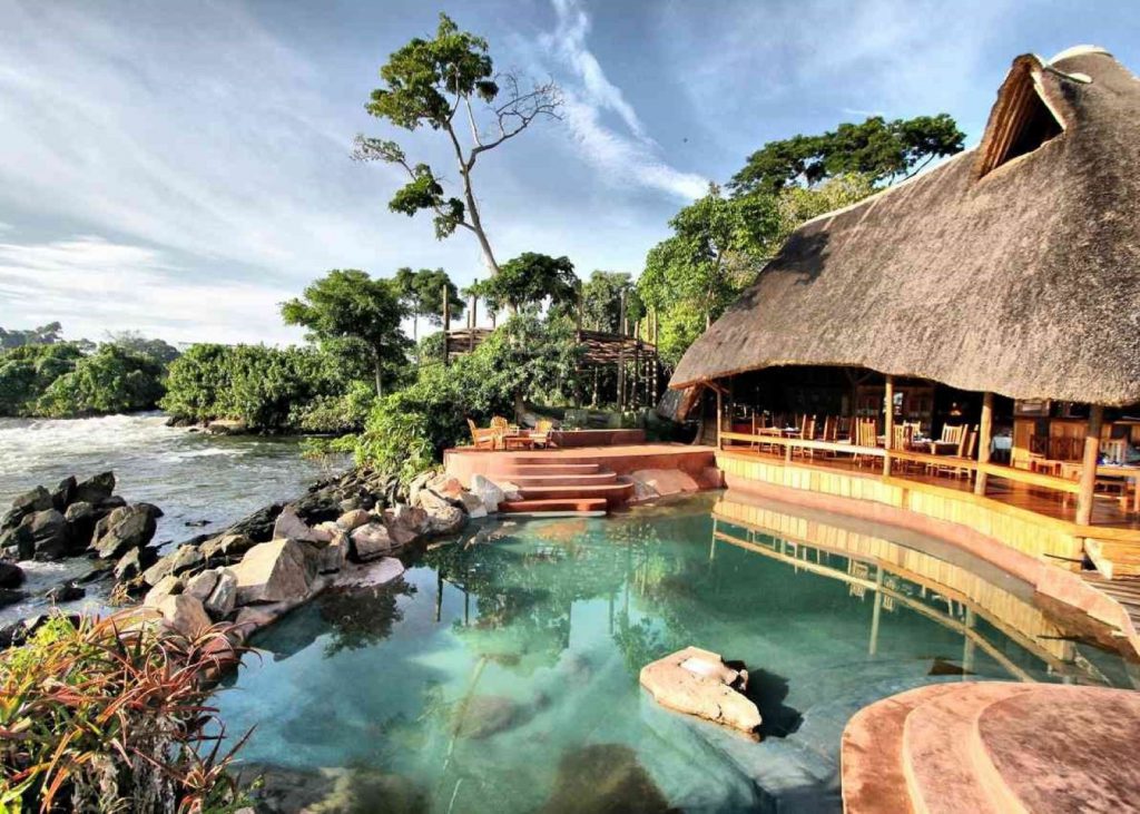 This is certainly a breath-taking view of an already awesome Wild waters lodge, Uganda .