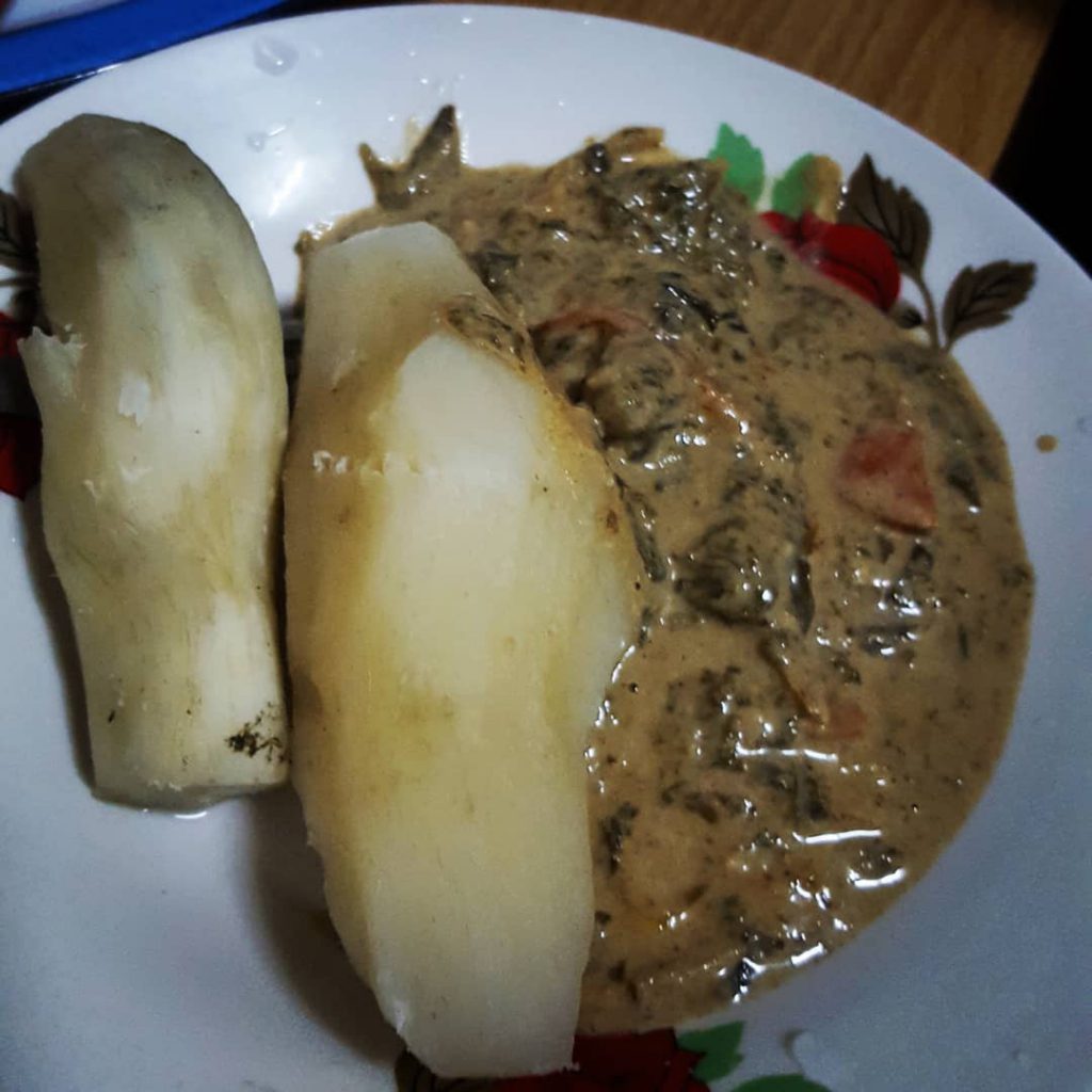 malakwang and weet potatoes