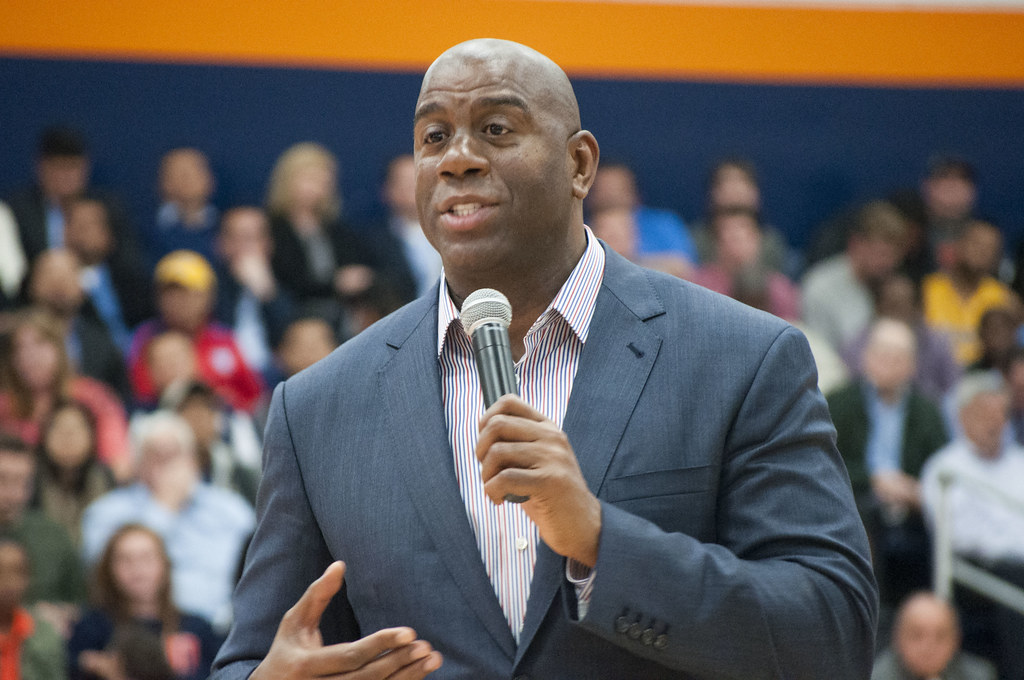 Magic Johnson is one of the famous celebrities who are HIV positive