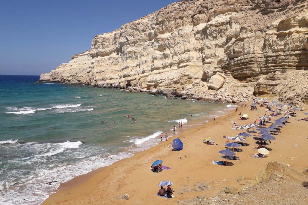 Red Beach Crete Greece