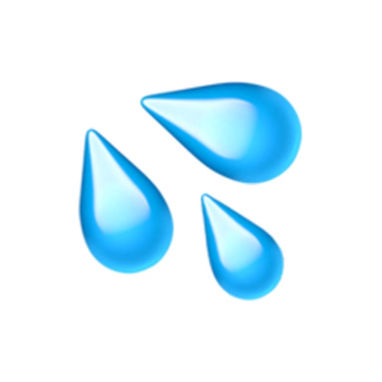 Sweat Droplets Emoji